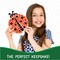 Creative Roots Mosaic Ladybug Stone, Includes 7-Inch Ceramic Stepping Stone & 6 Vibrant Paints, DIY Garden Stepping Stone Kit for Kids Ages 6+